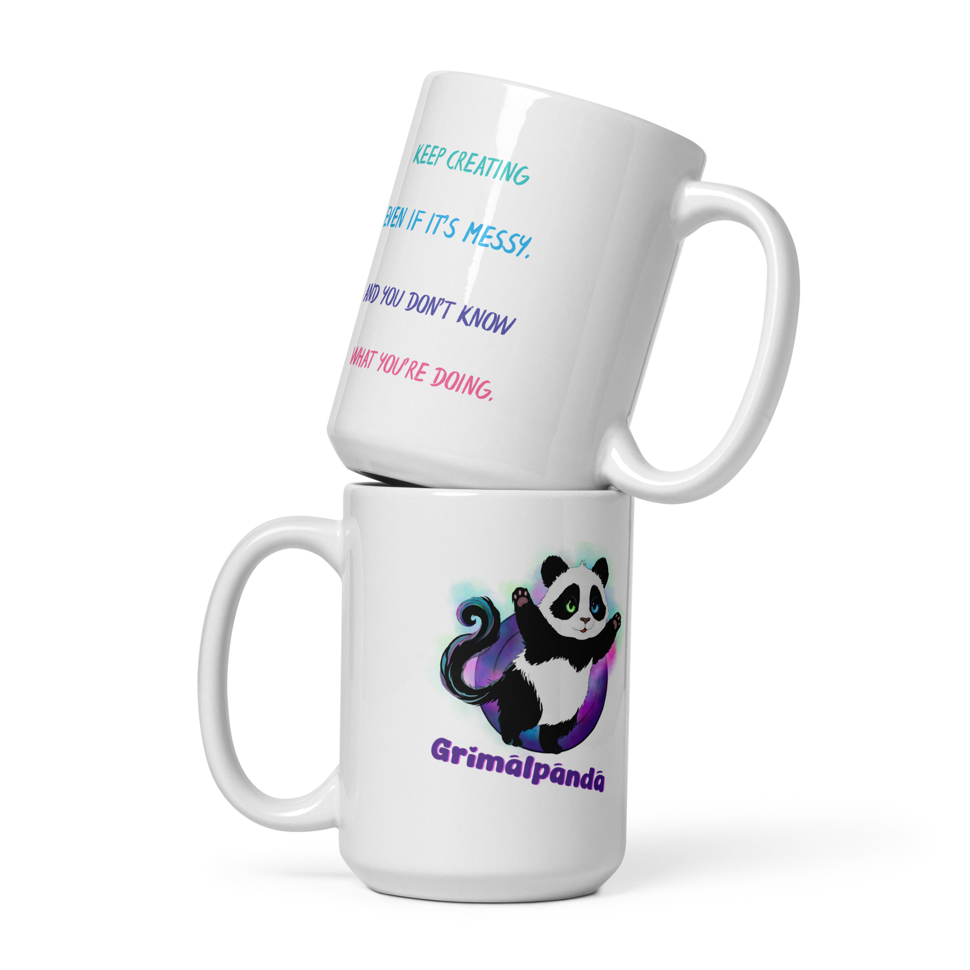 White glossy mug - Image 2